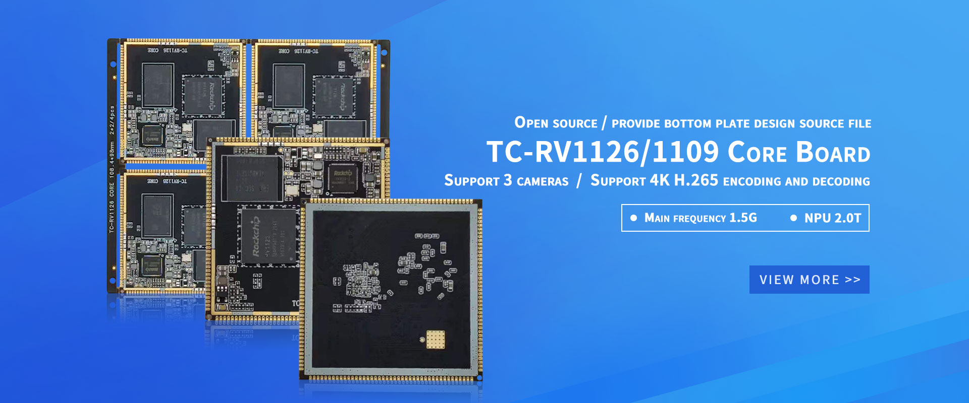 Kinija RV1126 Core Board Factory